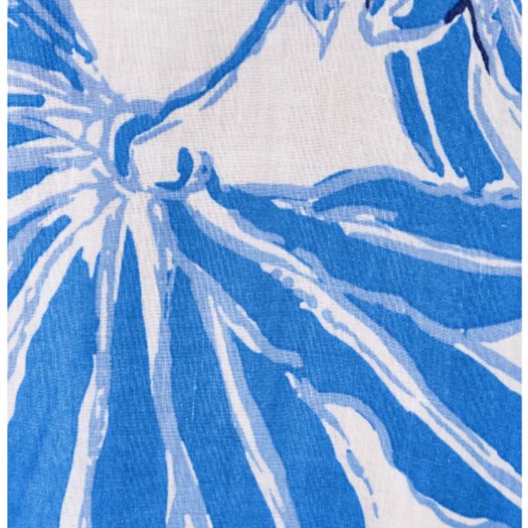 NWT $258 Lilly Pulitzer Women's Jorgian Linen Midi Resort White Jet Set Jungle 4 - Picture 3 of 4